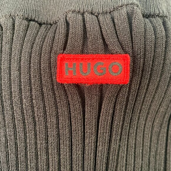 HUGO BOSS Womens High Wasted Flare Cotton Stretch Leggings M - Picture 4 of 5